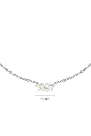 Collana Anno 1997 Silver Stainless Steel h5 Immagine2