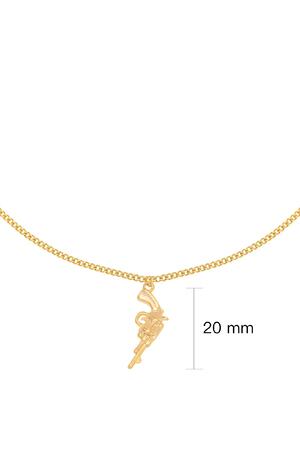 Necklace Gun Gold Copper h5 Picture2