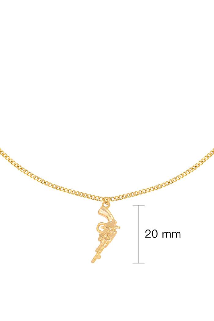 Necklace Gun Gold Copper Picture2