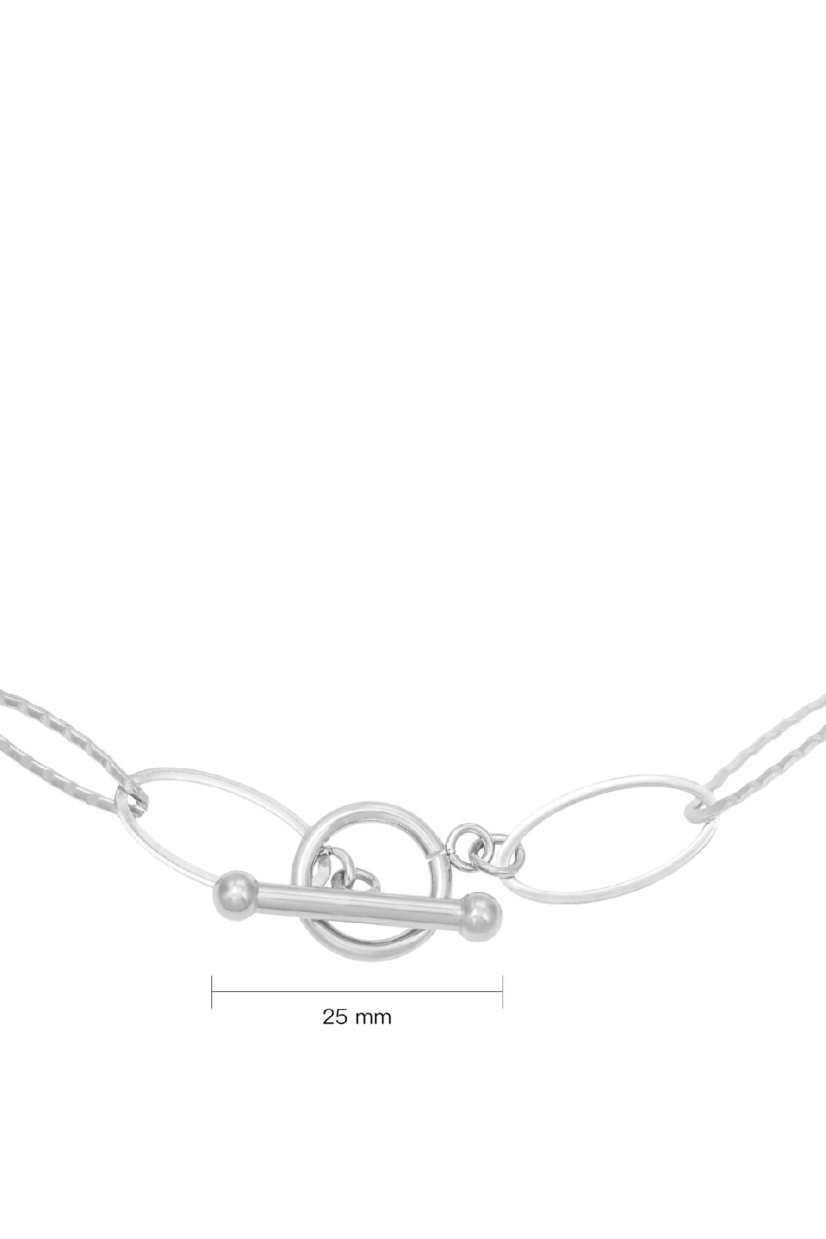Collier Airy Links Argenté Acier inoxydable h5 Image2