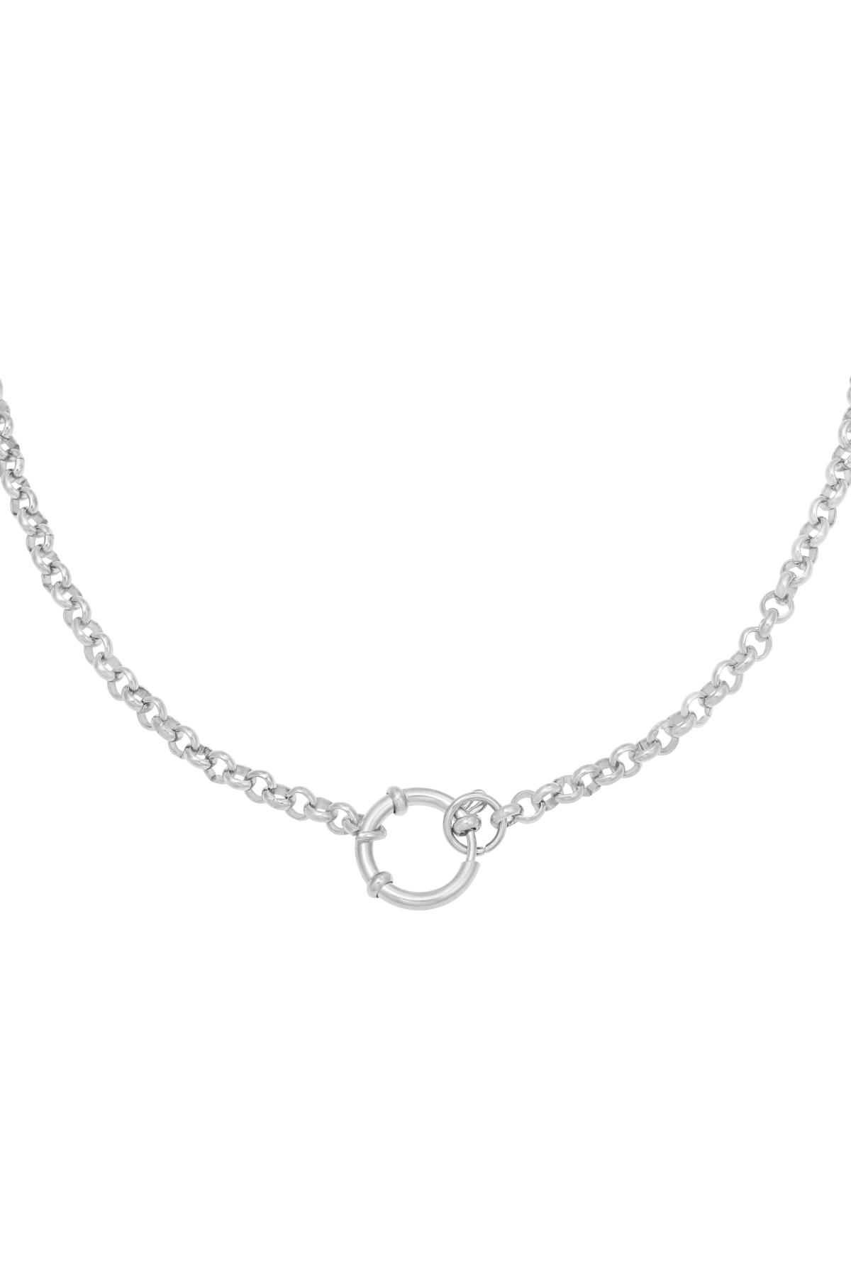 Necklace Chain Rylee Silver Stainless Steel