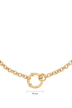 Necklace Chain Rylee Gold Stainless Steel h5 Immagine2