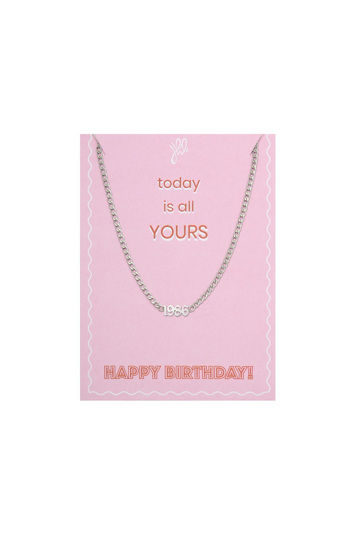 Silver / Necklace Today Is Yours - 1986 Silver Stainless Steel Picture2