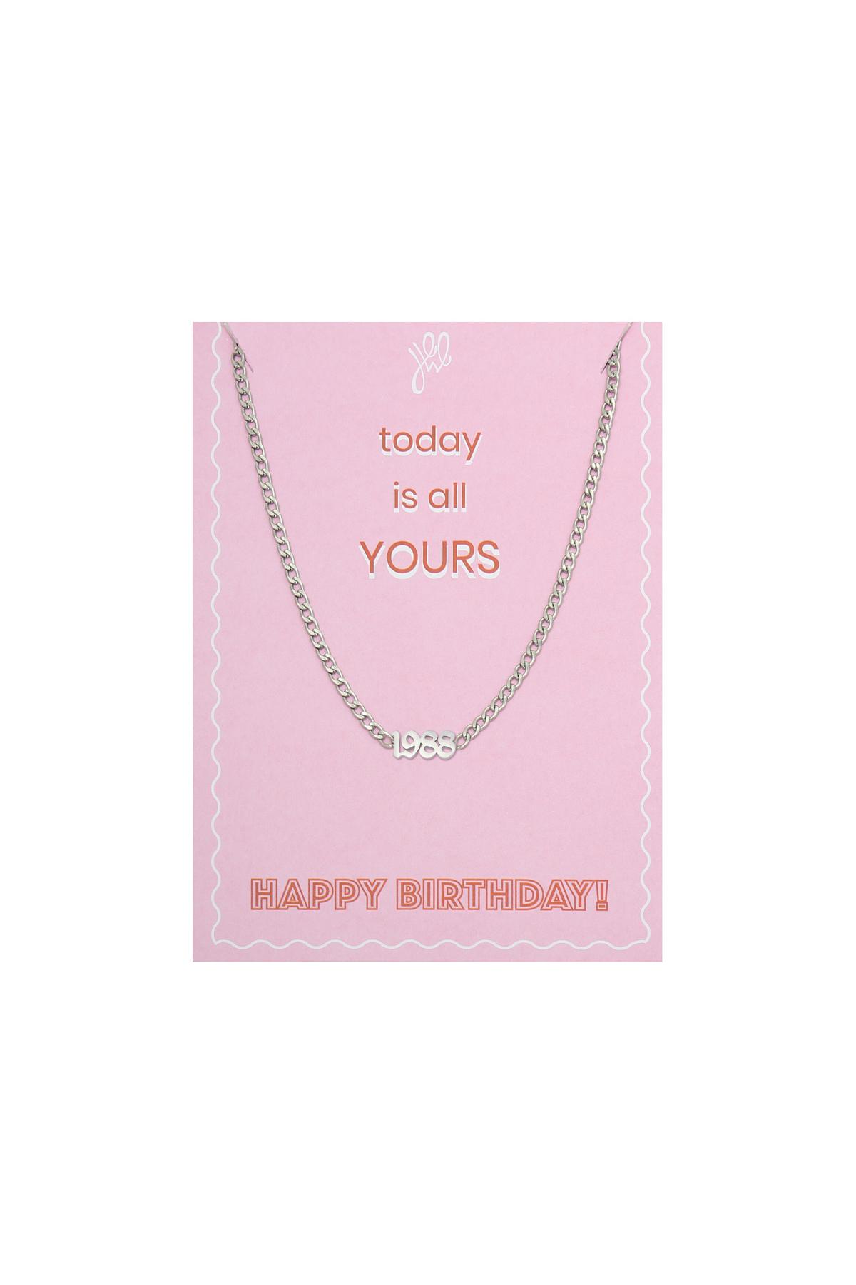 Silver / Necklace Today Is Yours - 1988 Silver Stainless Steel Picture4