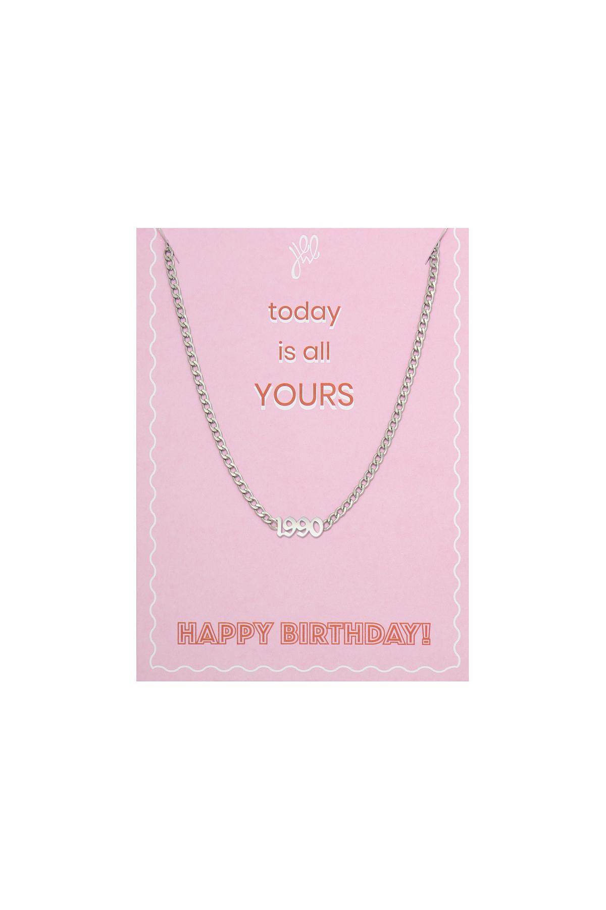 Silver / Necklace Today Is Yours - 1990 Silver Stainless Steel Picture9