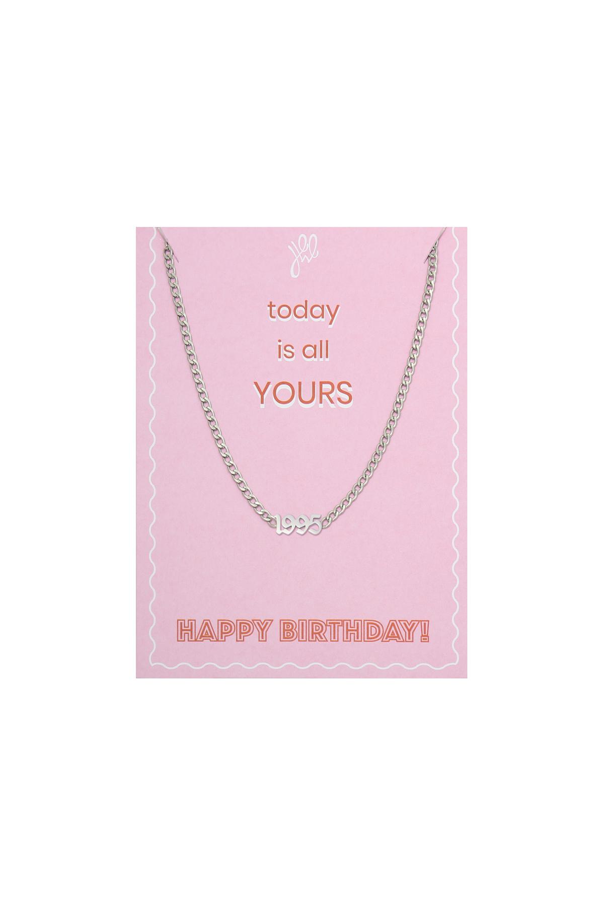 Silver / Necklace Today Is Yours - 1995 Silver Stainless Steel Picture14