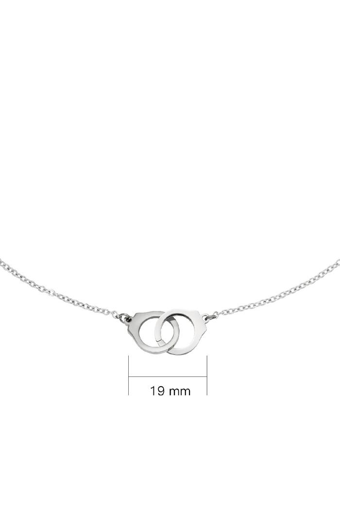 Necklace Handcuffs Silver Stainless Steel Picture3