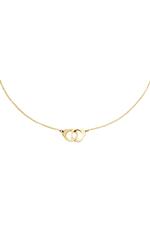 Gold / Necklace Handcuffs Gold Stainless Steel Picture2