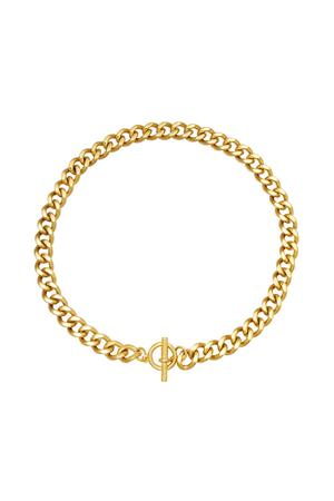 Halskette Chain Ivy Gold Edelstahl h5 