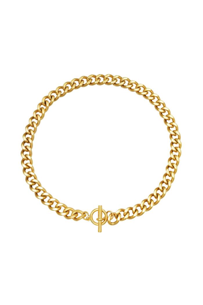 Halskette Chain Ivy Gold Edelstahl 