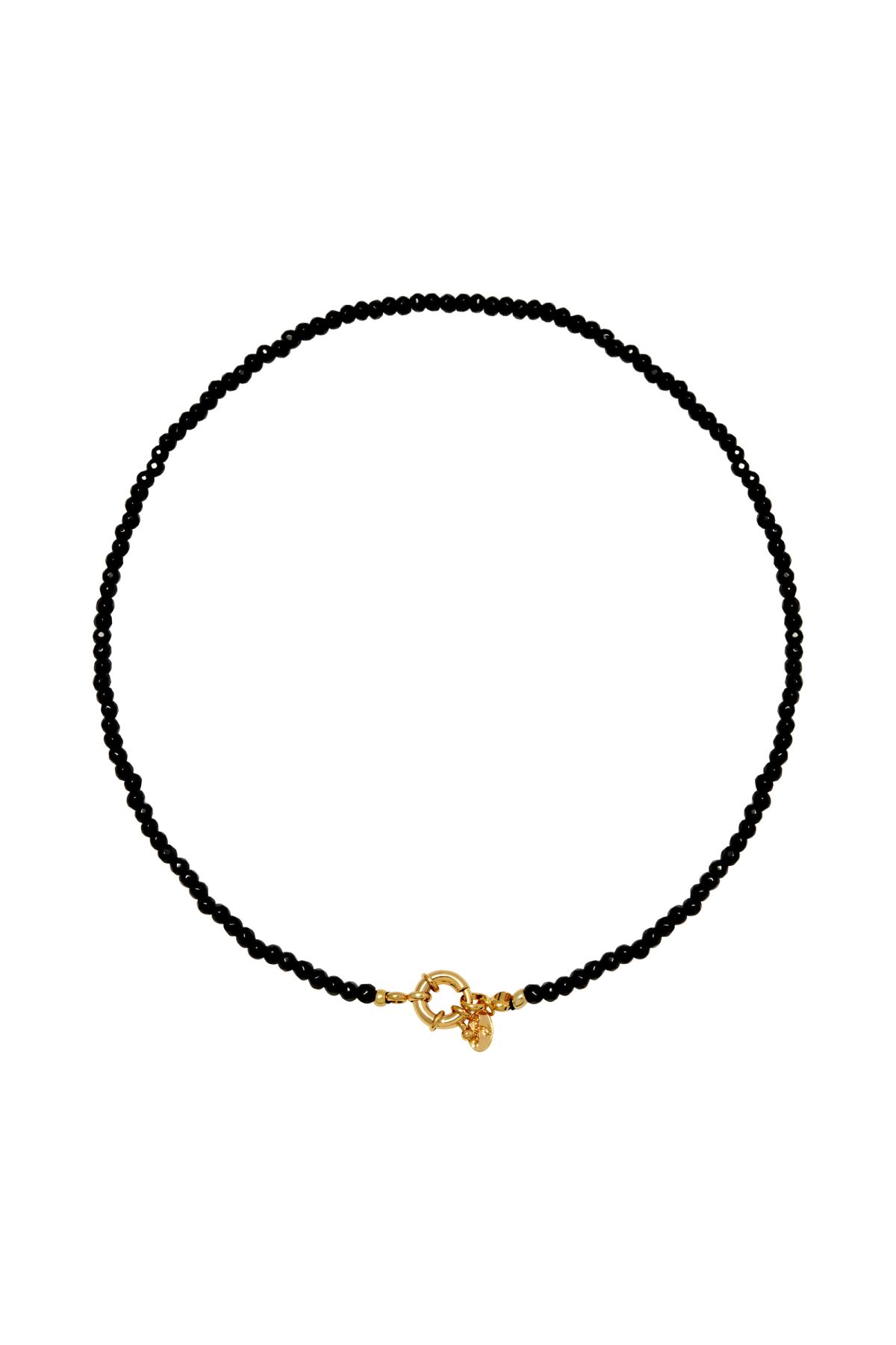 Black / Necklace Beautiful Black Copper 