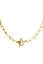 Gold / Necklace Lucky Lock  Gold Stainless Steel Immagine2