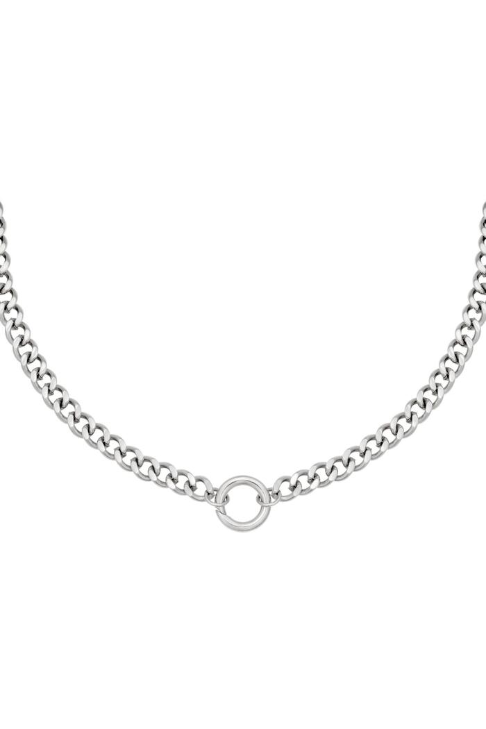 Necklace Genua Silver Stainless Steel 
