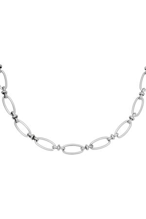 Necklace Porto Silver Stainless Steel h5 