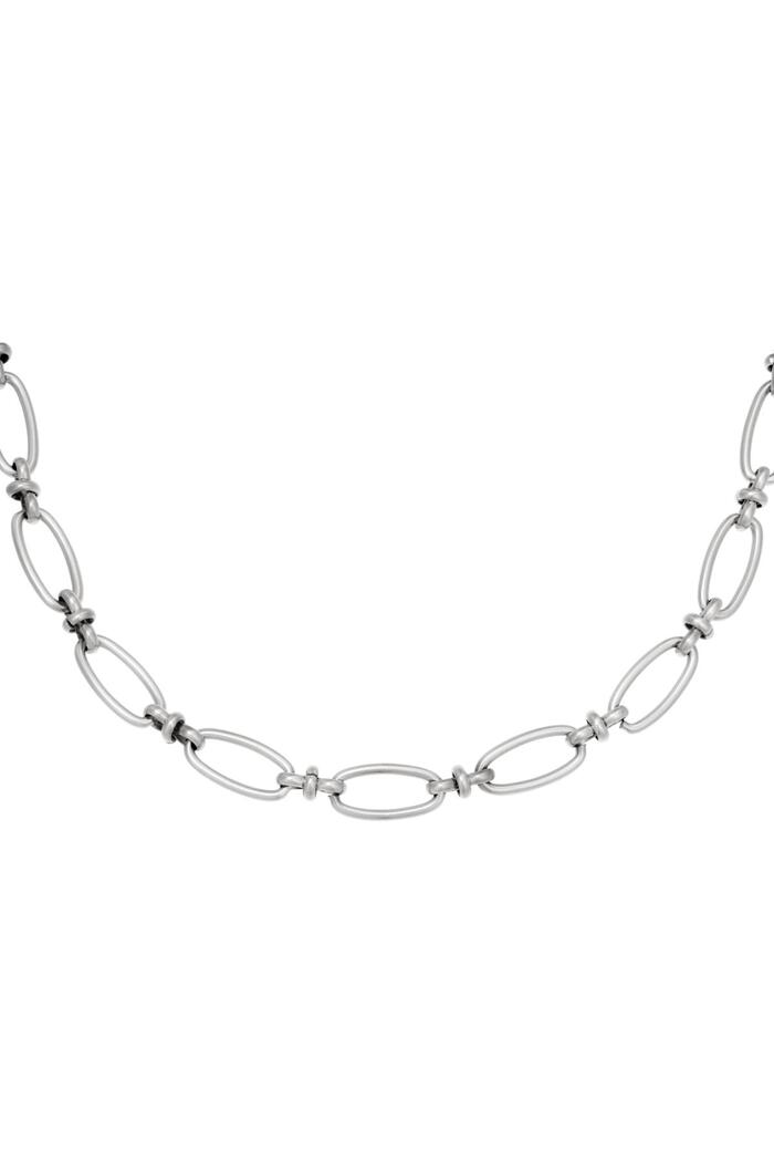 Necklace Porto Silver Stainless Steel 