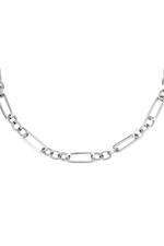 Silver / Necklace Funky Chain Silver Stainless Steel 
