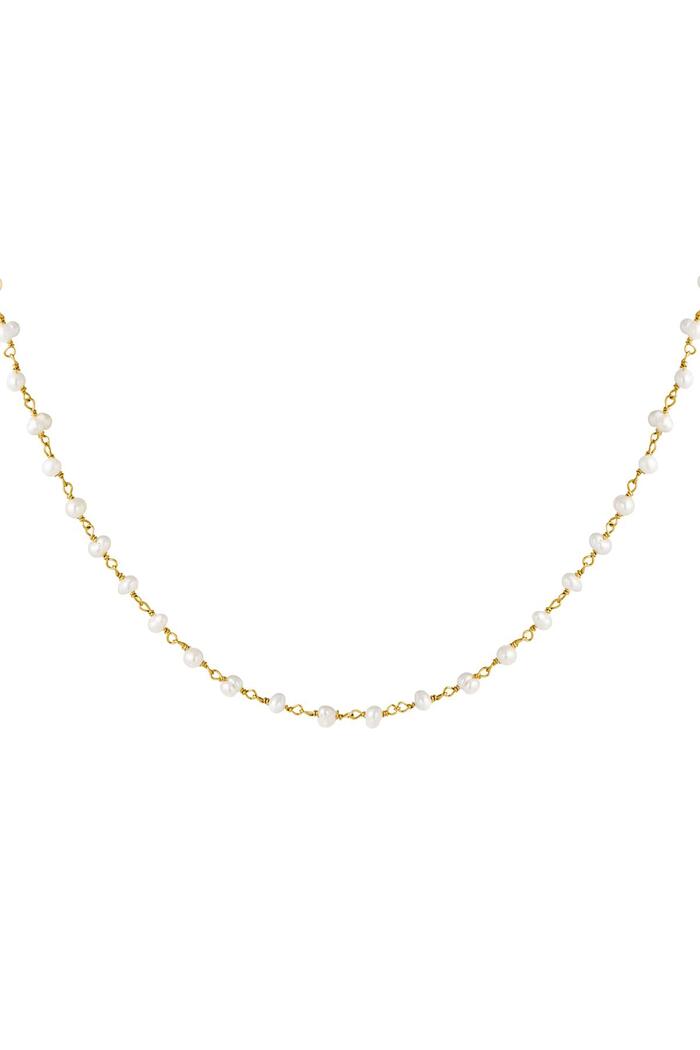 Kette Chain of Pearls Gold Vergoldet 