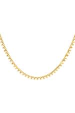 Gold / Stainless steel necklace dots Gold Picture2