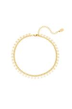 Gold / Stainless steel anklet stars Gold Picture2