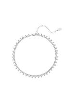 Silver / Stainless steel anklet dots Silver 
