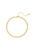 Gold / Stainless steel anklet dots Gold Picture2