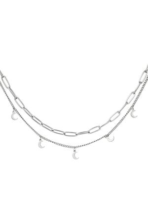 Collana Collana Luna Argento Silver Stainless Steel h5 