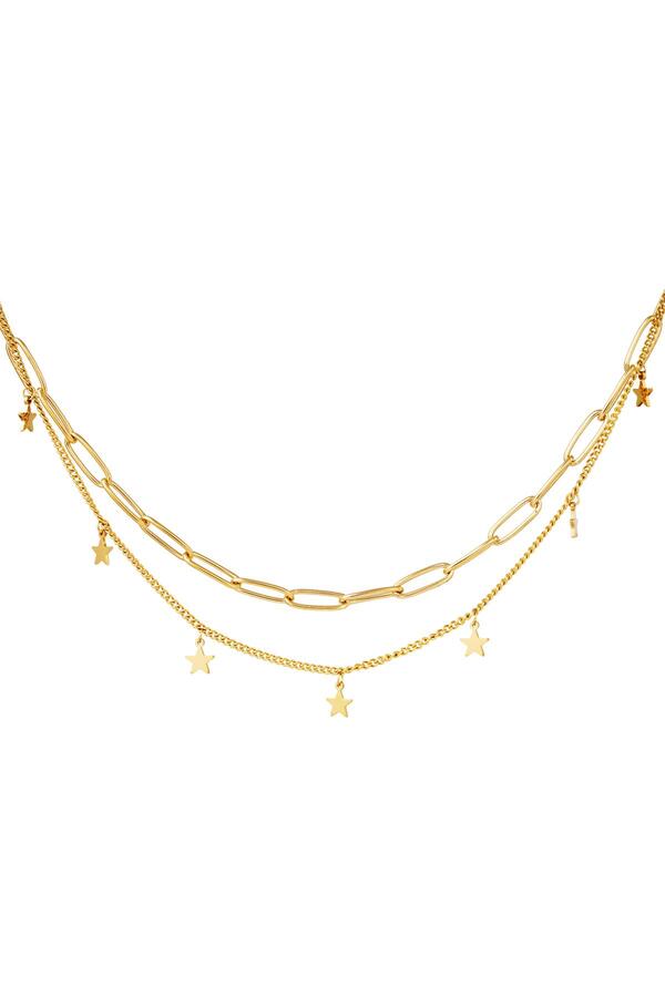 Halskette Chain Star Gold