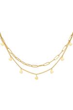 Gold / Necklace Chain My Heart Gold Stainless Steel Picture2