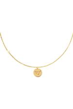 Gold / Collana zodiacale Capricorno Gold Stainless Steel Immagine4