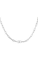 Silver / Necklace Good Luck Silver Stainless Steel 