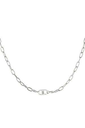 Necklace Good Luck Silver Stainless Steel h5 