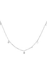 Silver / Stainless steel necklace Silver 