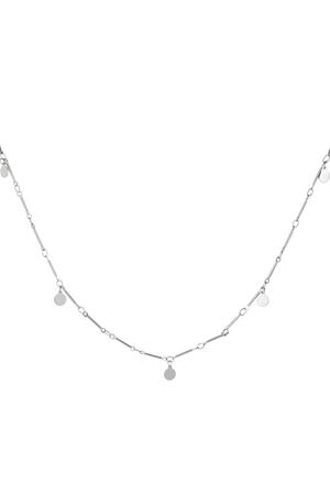 Halskette aus Edelstahl Silber h5 