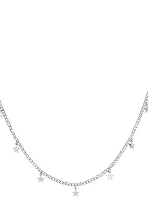Necklace little stars Silver Stainless Steel h5 Picture4