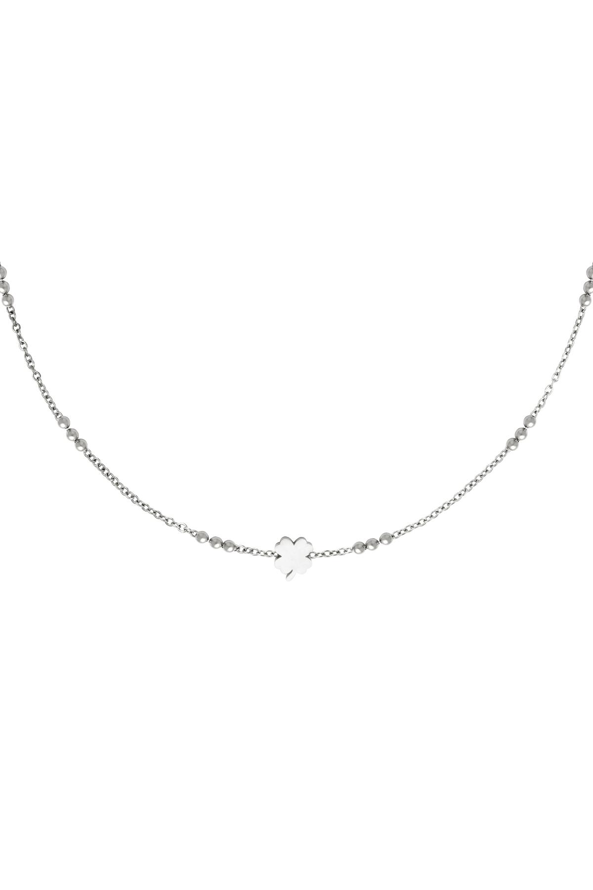 Stainless steel necklace Silver h5 