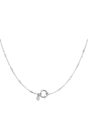 Halskette aus Edelstahl Silber h5 