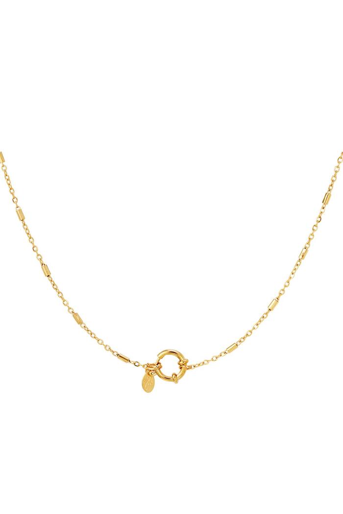 Stainless steel necklace Gold 