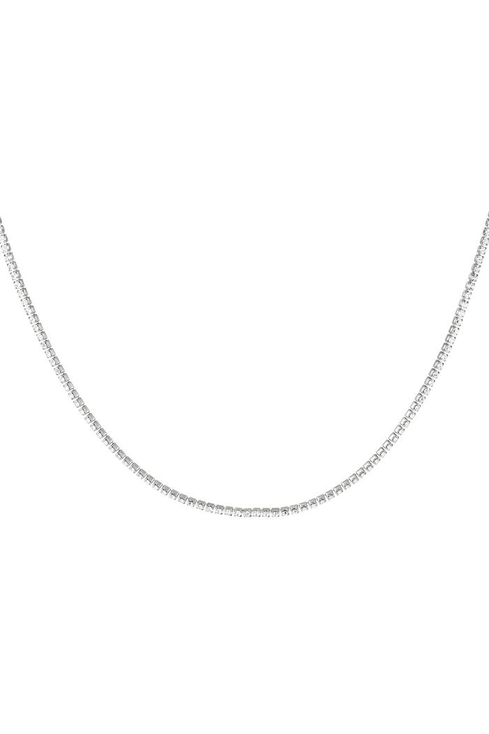 Necklace dazzling Silver Stainless Steel 