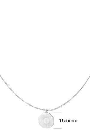 Charm necklace Silver Stainless Steel h5 Picture4