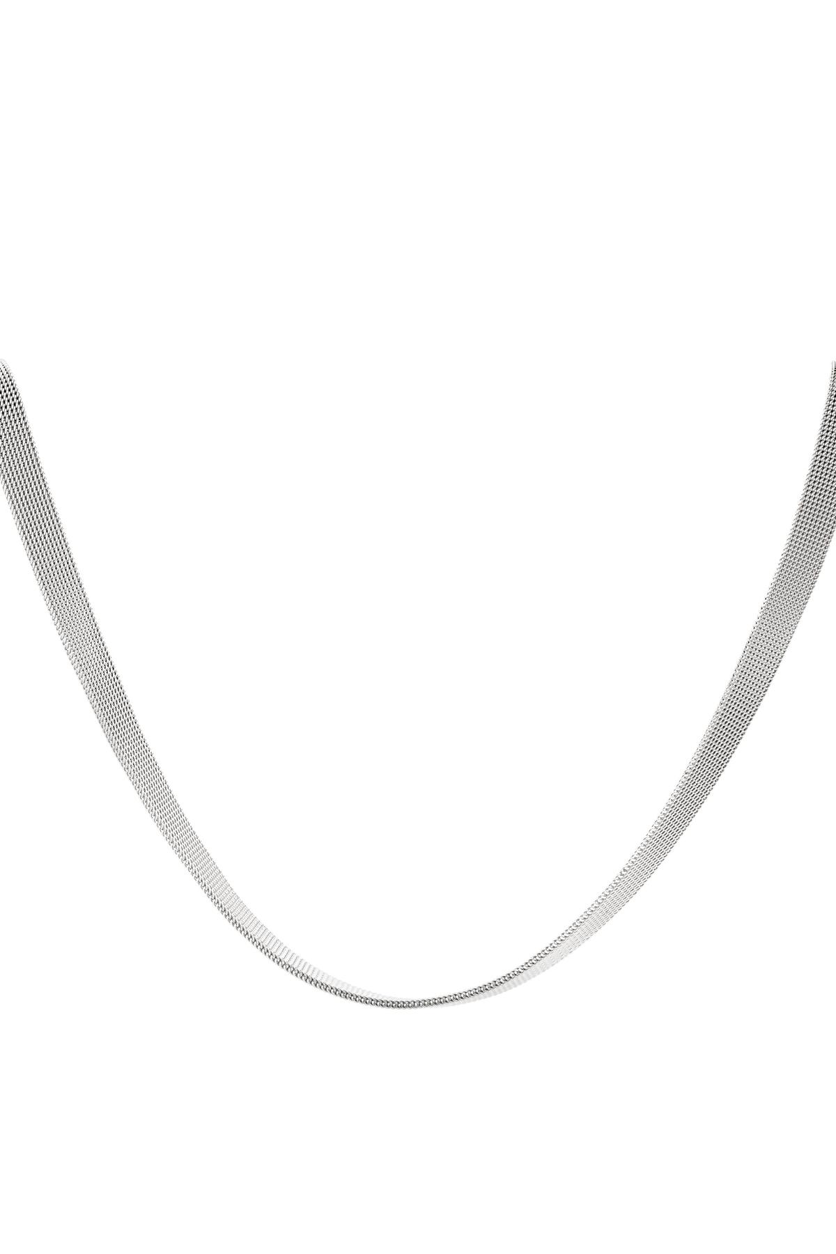 Collana in acciaio inossidabile elegante Silver Stainless Steel h5 