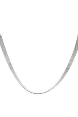Stainless steel necklace elegant Silver h5 