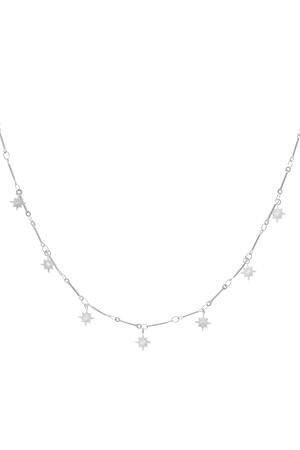 Collana Stella Polare Silver Stainless Steel h5 