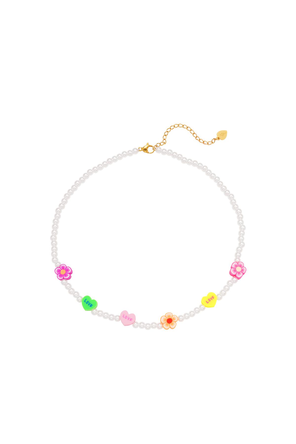 Kids - pearl necklace - Mother-Daughter collection Multi Pearls 
