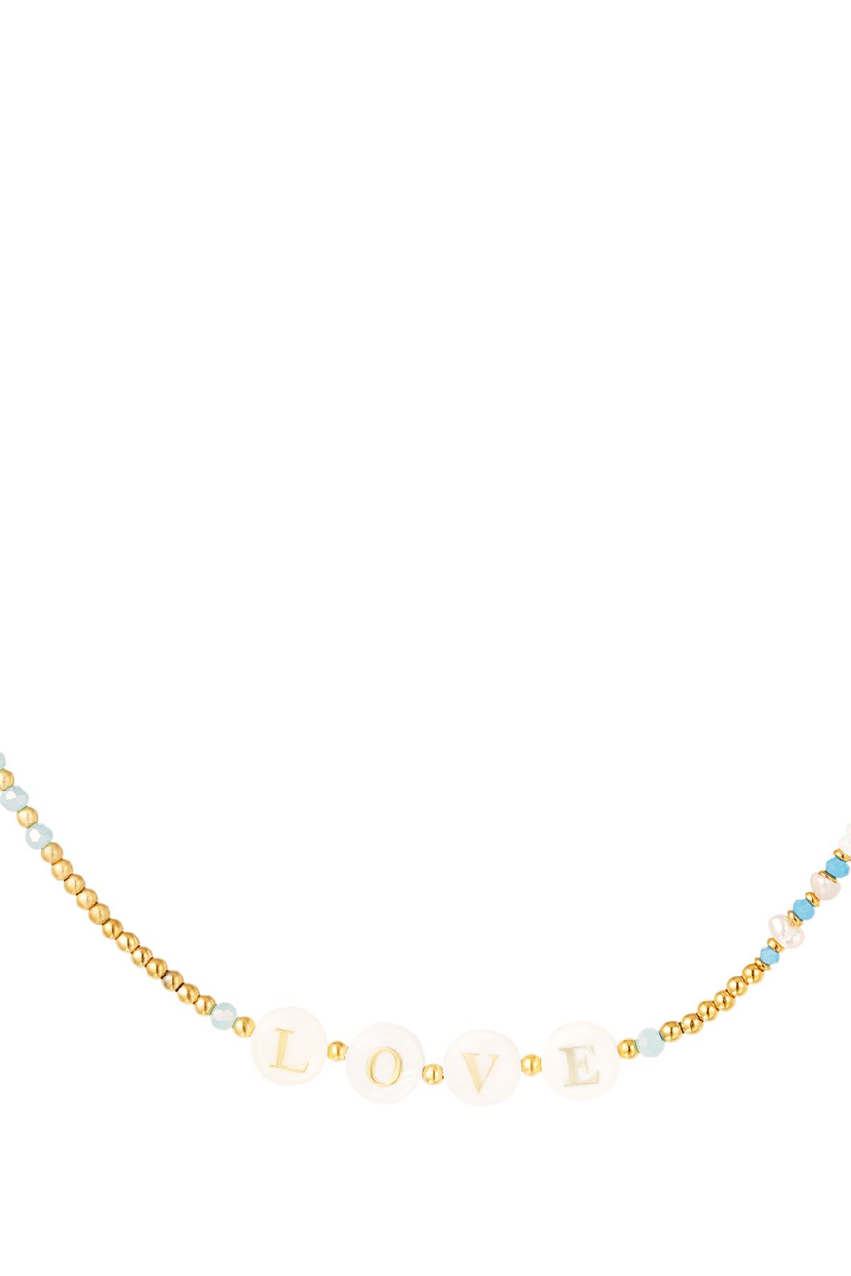 Collana love - Collezione Beach Gold Stainless Steel