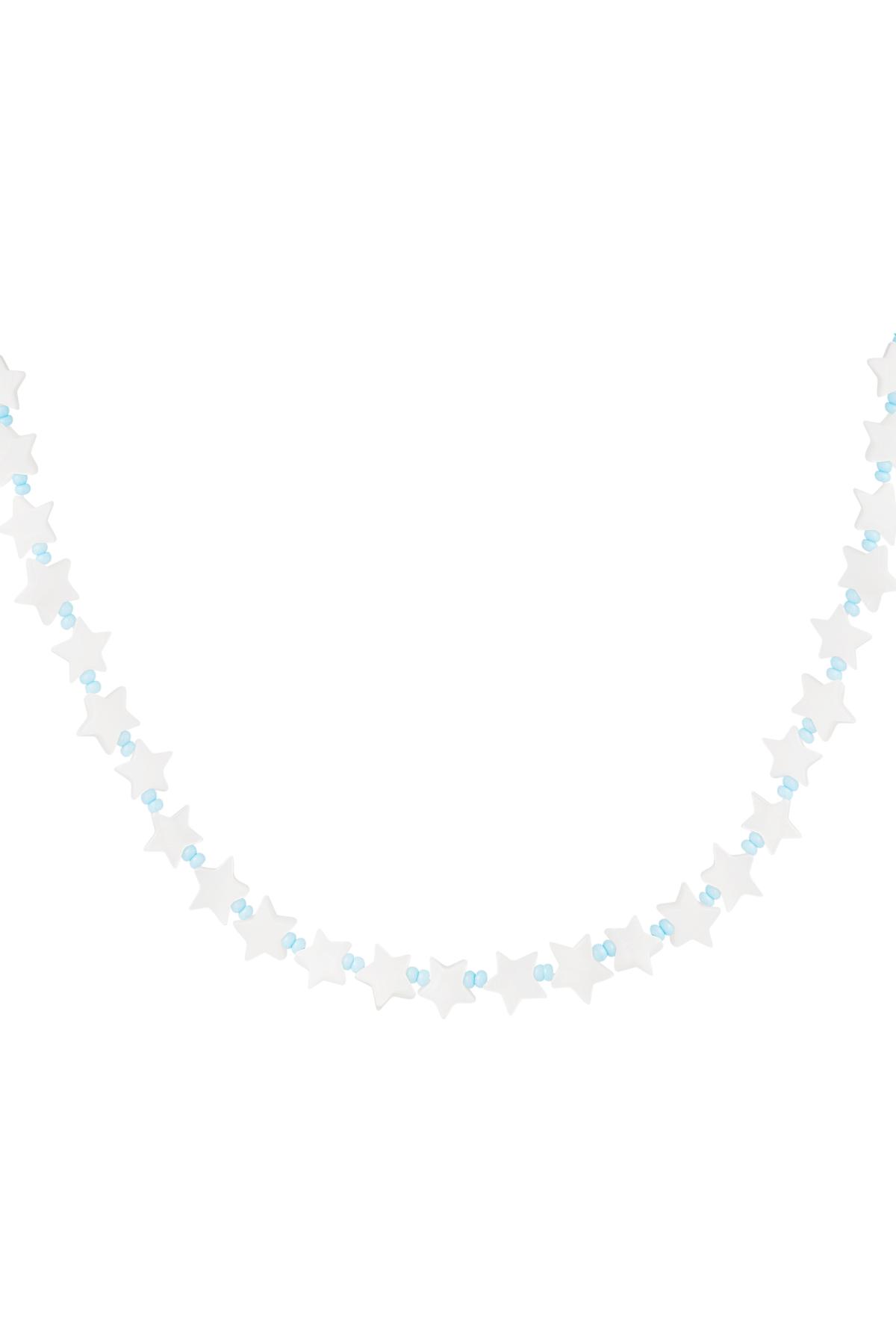 Halskette Sternennacht - Strandkollektion Weiß Schale
