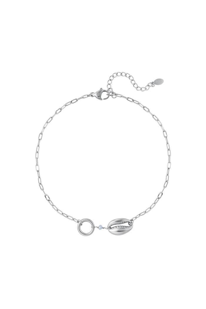 Shell anklet - Beach collection Silver Stainless Steel 
