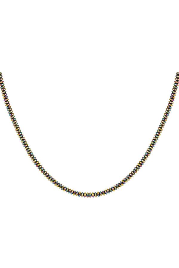 Necklace holographic small beads