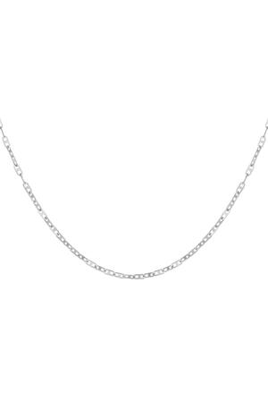 Thin Stainless Steel Link Chain Silver h5 