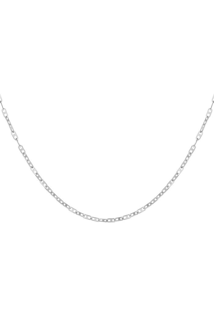 Thin Stainless Steel Link Chain Silver 