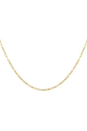 Thin Stainless Steel Link Chain Gold h5 